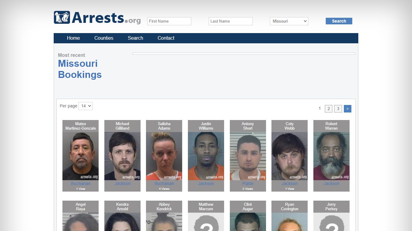 Missouri Arrests and Inmate Search